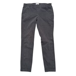 Brunello Cucinelli Slim Cotton Gray Side Zip Pants Trousers Womens US 4